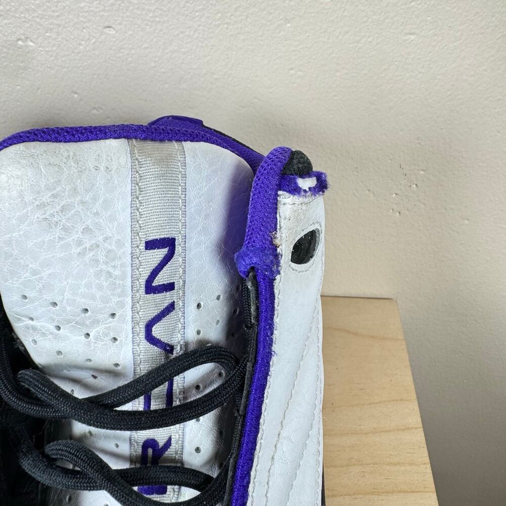 Kids Jordan Pro Strong White/Electro Purple/Black 4.5Y - Picture 3 of 8